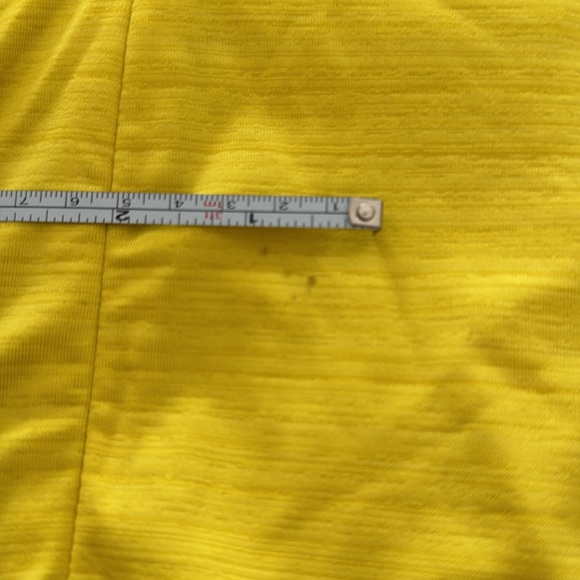 Athleta Bright Yellow Rash Guard Sun Shirt UPF - Picture 5 of 7